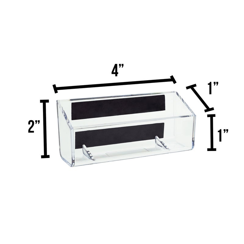 SourceOne Source One Magnetic Business Card/Gift Card Clear Holder Display (S1-Magnet) - Image 4